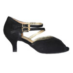 Ruskindssko med lille hæl.