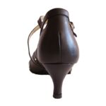 Læder sandaler lille hæl - Image 3